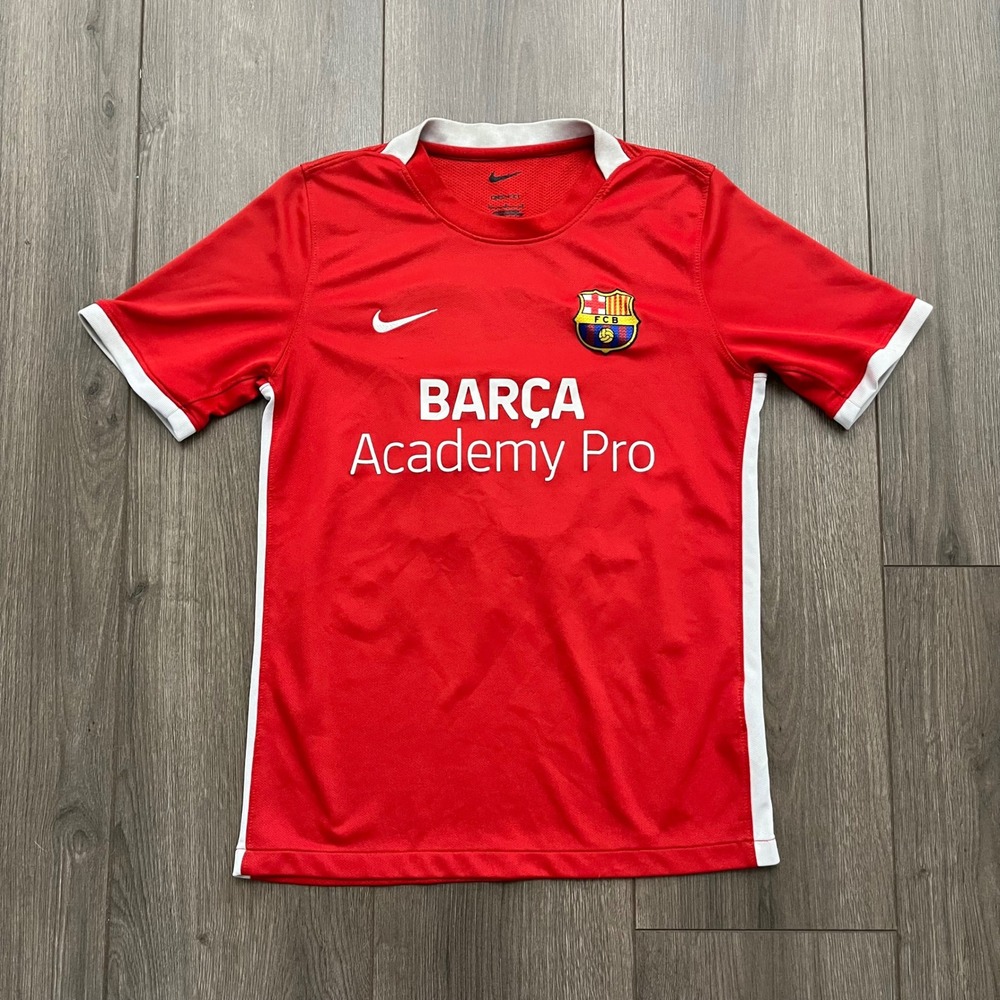 Nike Barca Academy Pro Miami Soccer Jersey Kids Large Red FC Barcelona #11